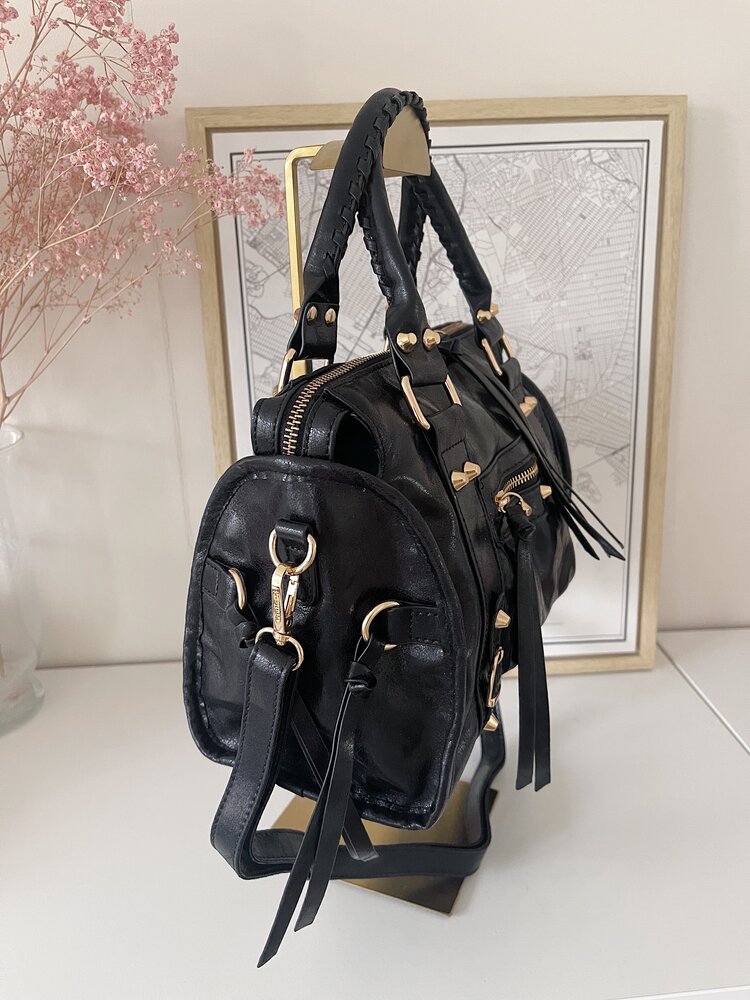 Sara City Studs Bag / Black