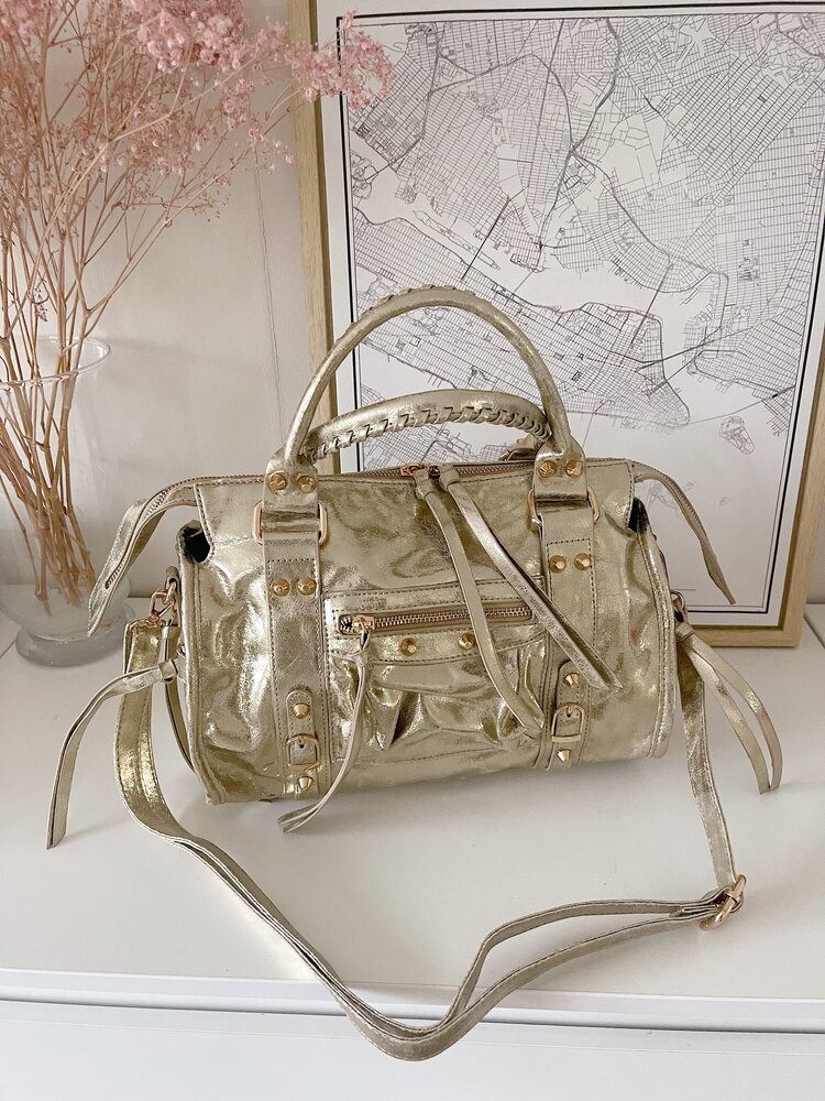 Sara City Studs Bag / Gold