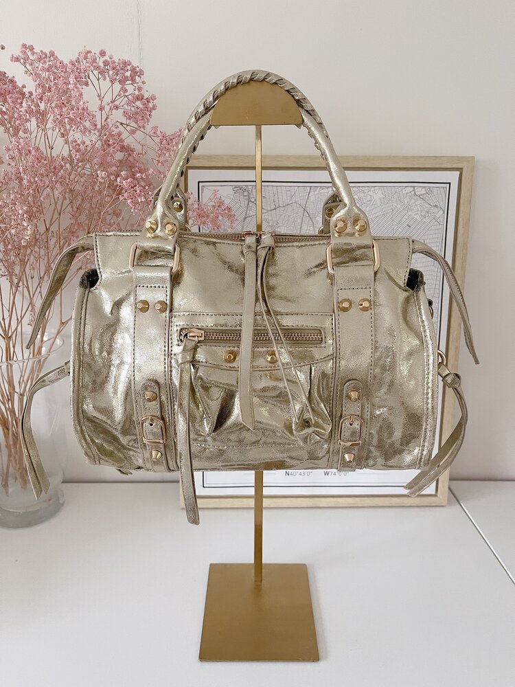 Sara City Studs Bag / Gold