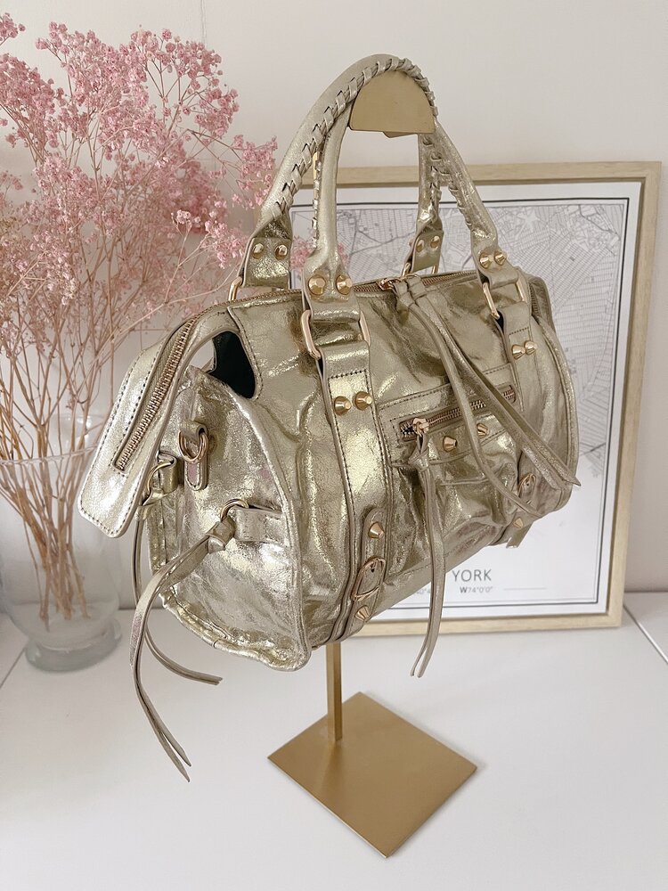 Sara City Studs Bag / Gold