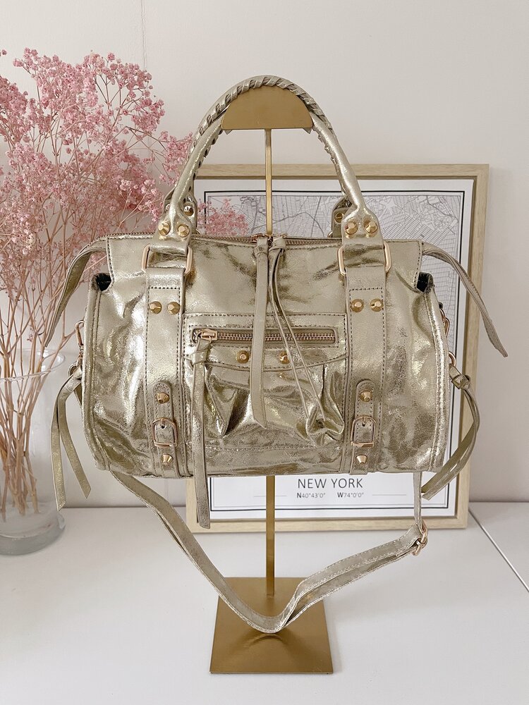 Sara City Studs Bag / Gold