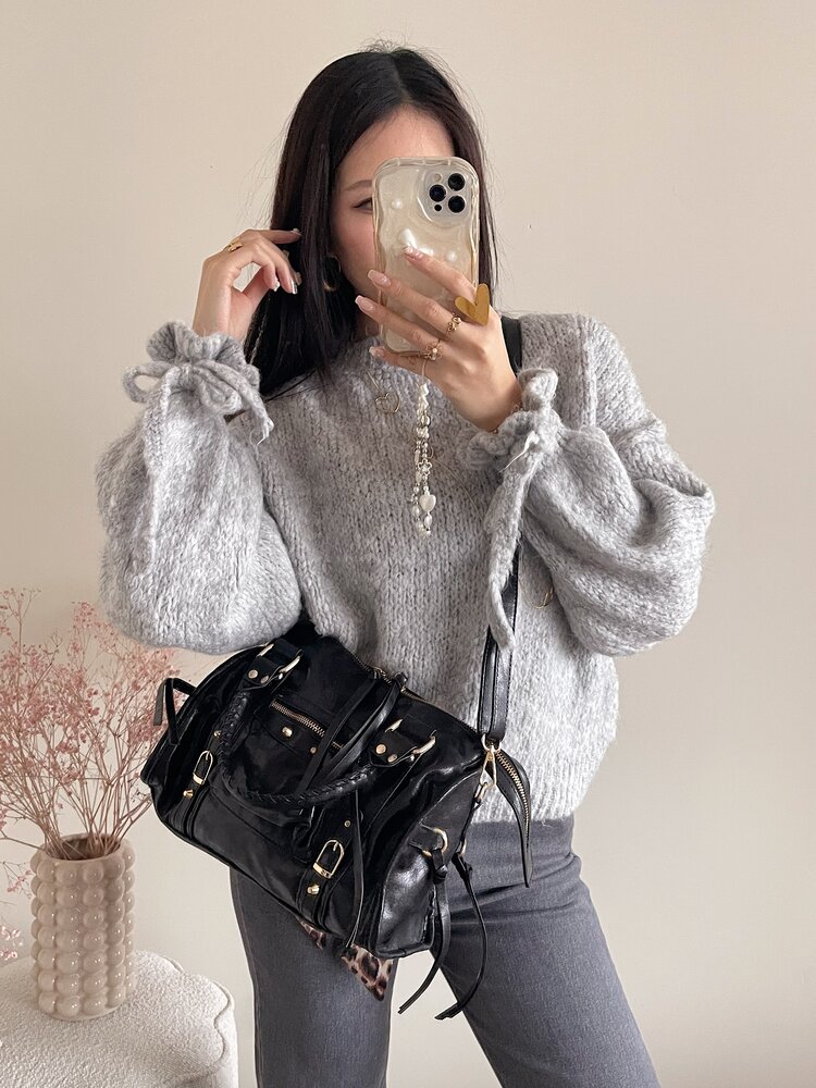 Sara City Studs Bag / Black