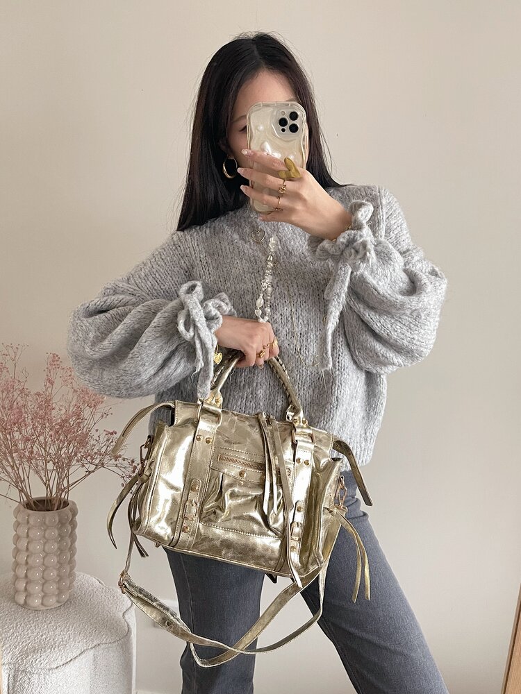 Sara City Studs Bag / Gold