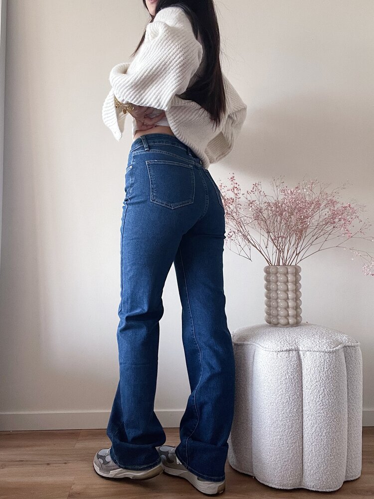 Ofelia Wide Leg Jeans / Dark Blue (TALL)