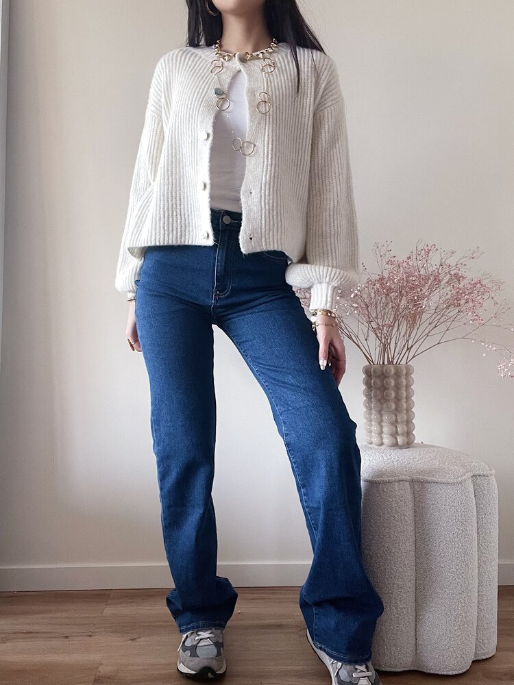 Ofelia Wide Leg Jeans / Dark Blue (TALL)