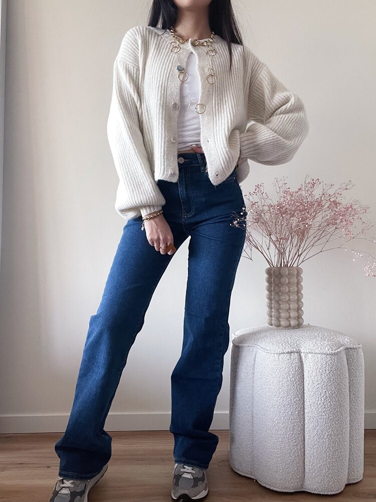 Ofelia Wide Leg Jeans / Dark Blue (TALL)