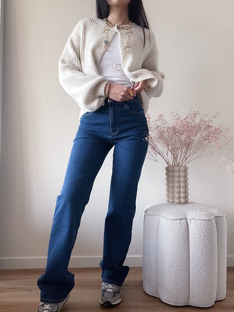 Ofelia Wide Leg Jeans / Dark Blue (TALL)