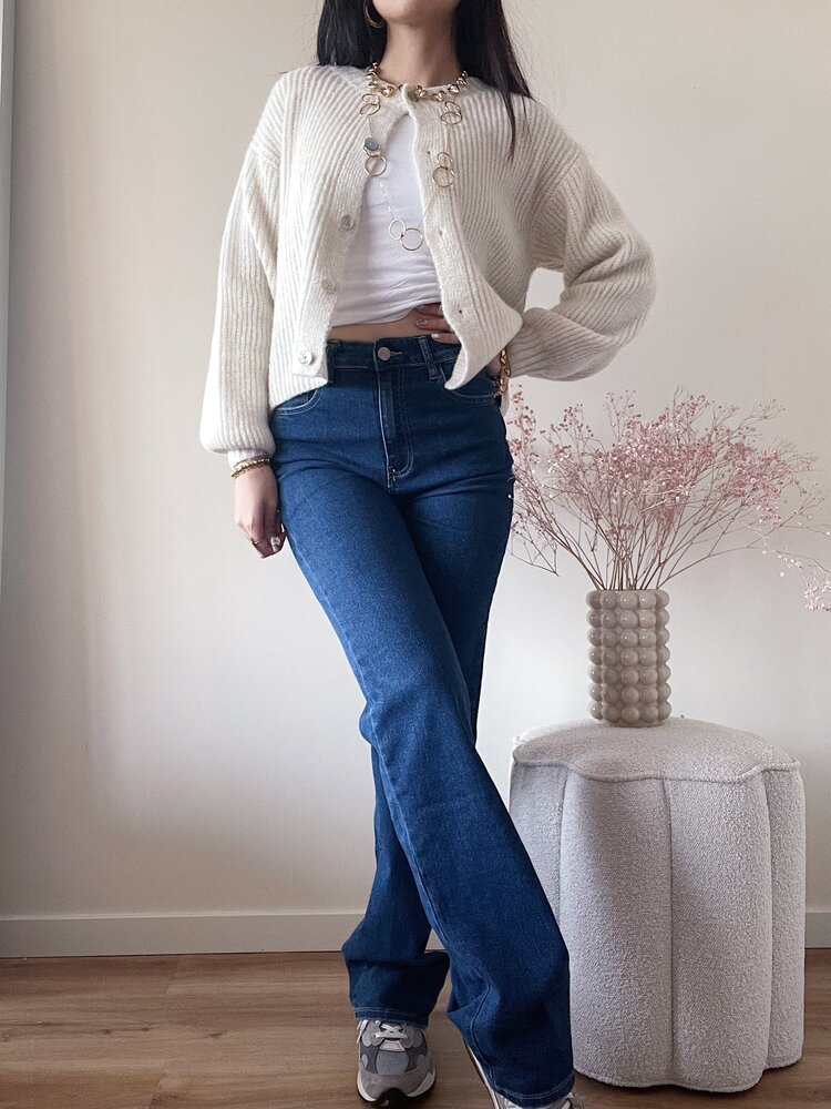 Ofelia Wide Leg Jeans / Dark Blue (TALL)