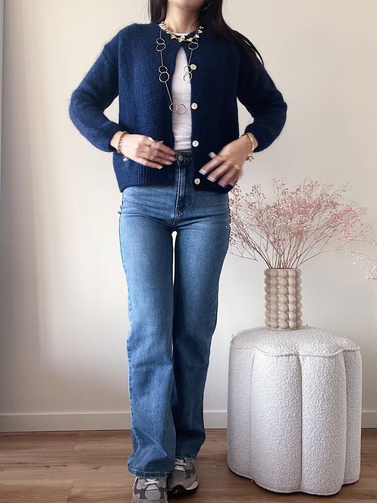 Pien Wide Leg Jeans / Medium Blue