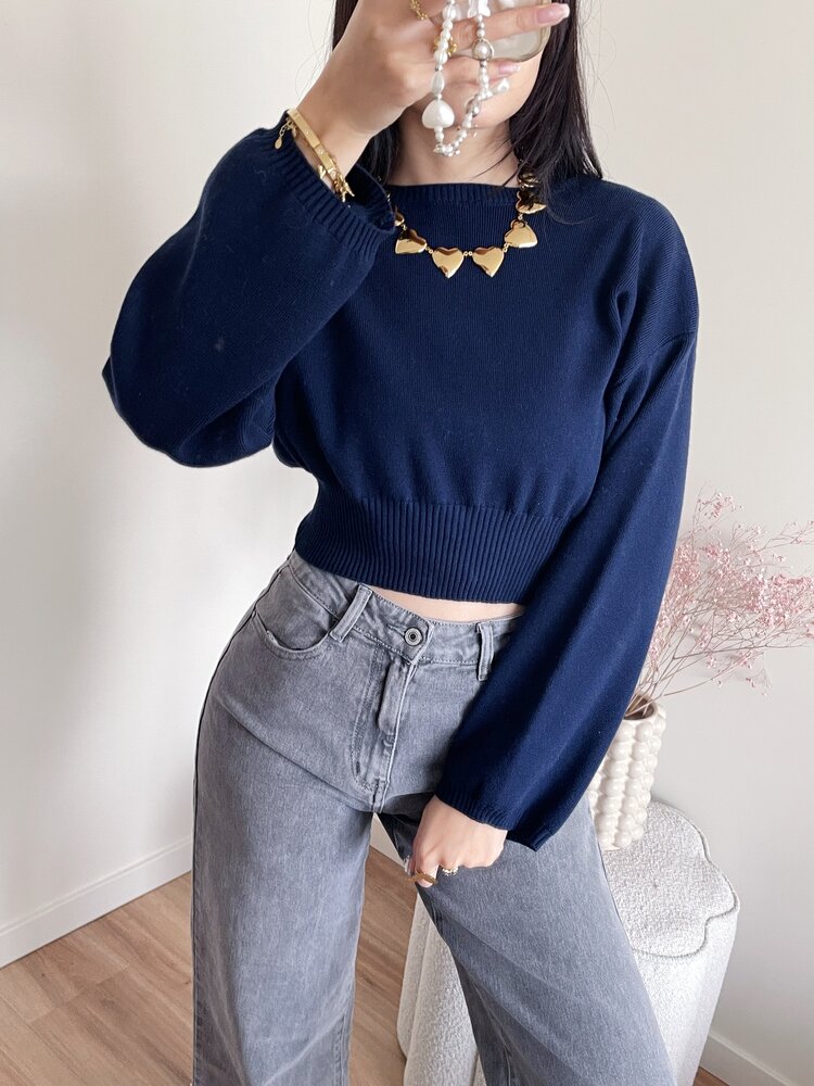 Gold Bold Hearts Statement Necklace