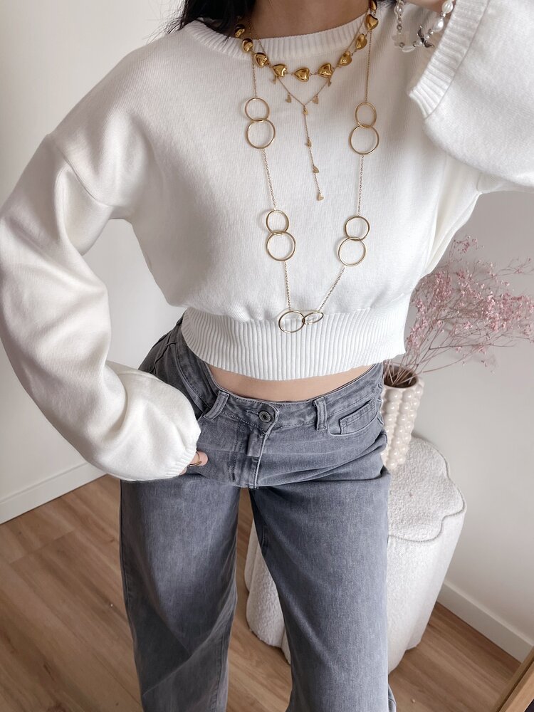 Gold Forever Heart Statement Necklace