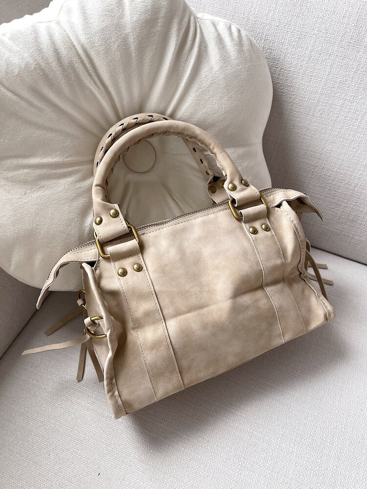 Maya City Studs Bag / Khaki Taupe