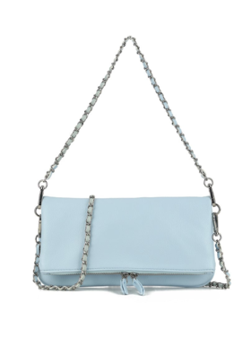 Clarissa Crossbody Chain Bag / Baby Blue