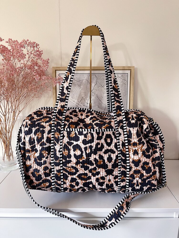 Yasmina Leopard Travel Bag