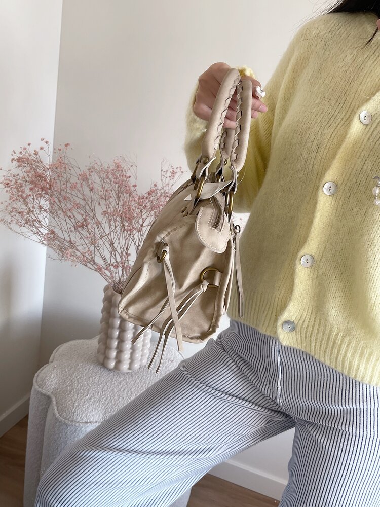 Maya City Studs Bag / Khaki Taupe
