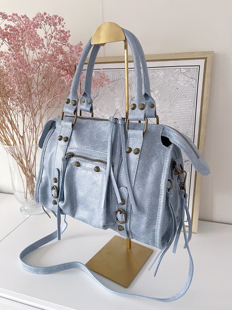 Rosie City Studs Bag / Light Blue