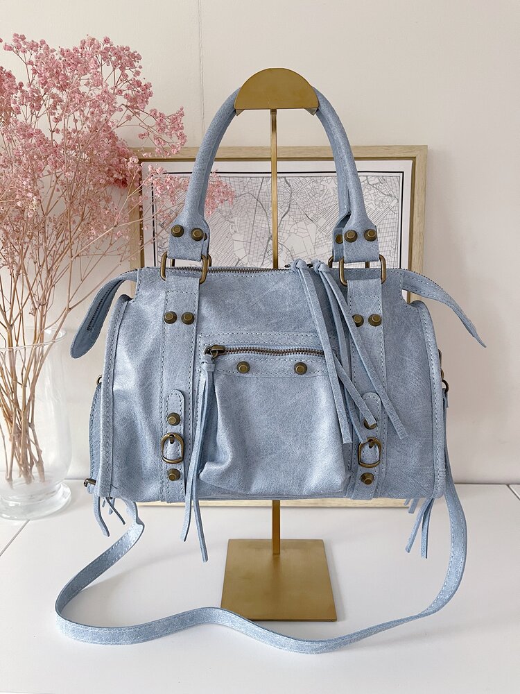 Rosie City Studs Bag / Light Blue