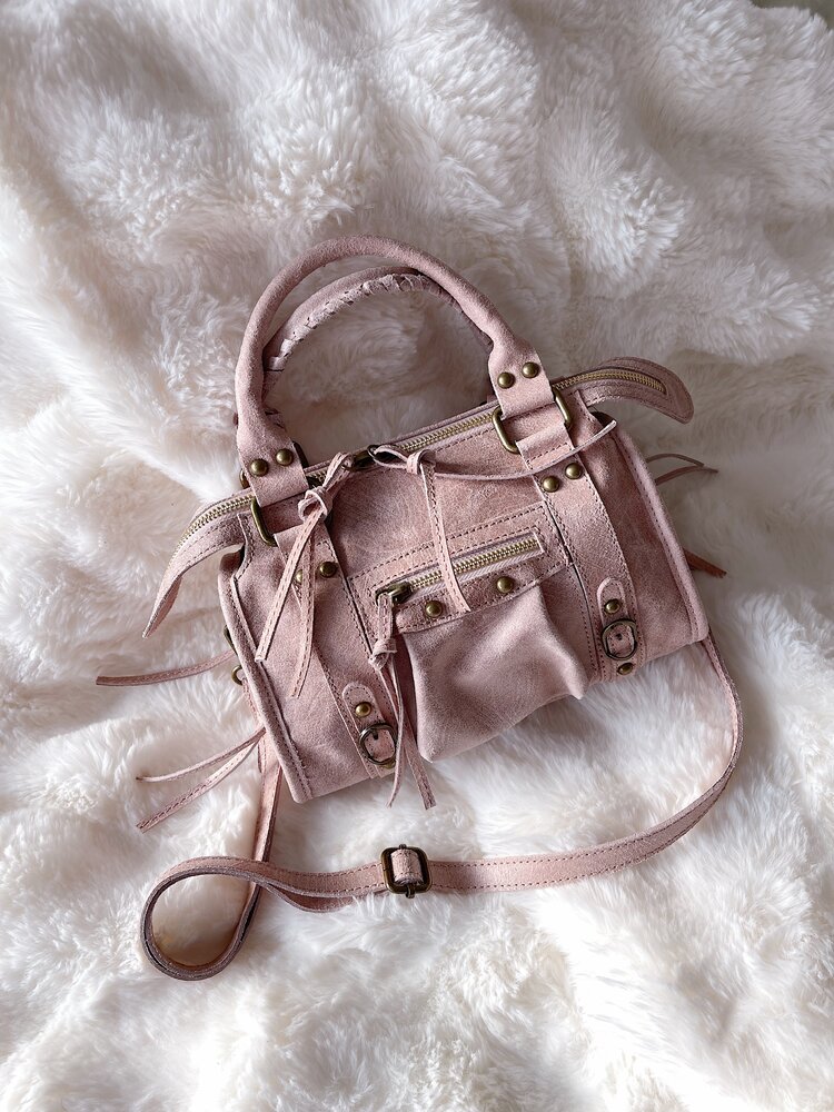 Nora City Studs Bag / Powder Pink