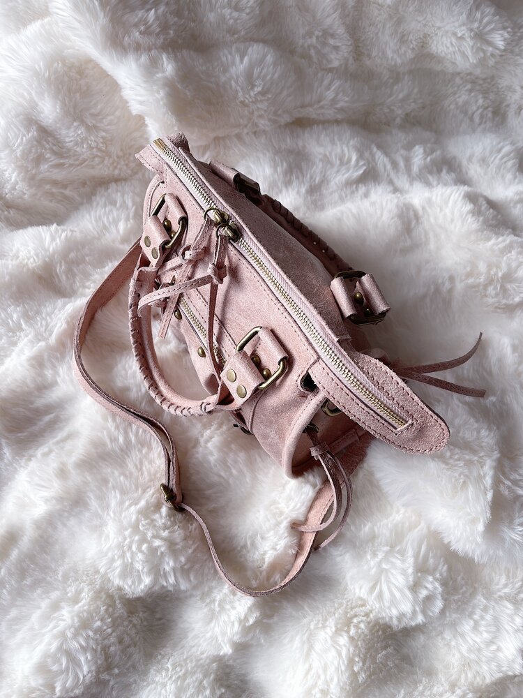 Nora City Studs Bag / Powder Pink