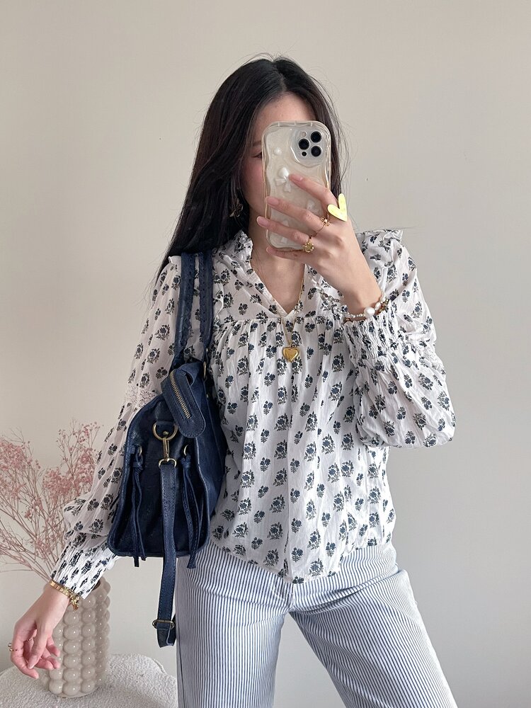 Blaire City Studs Bag / Navy Blue