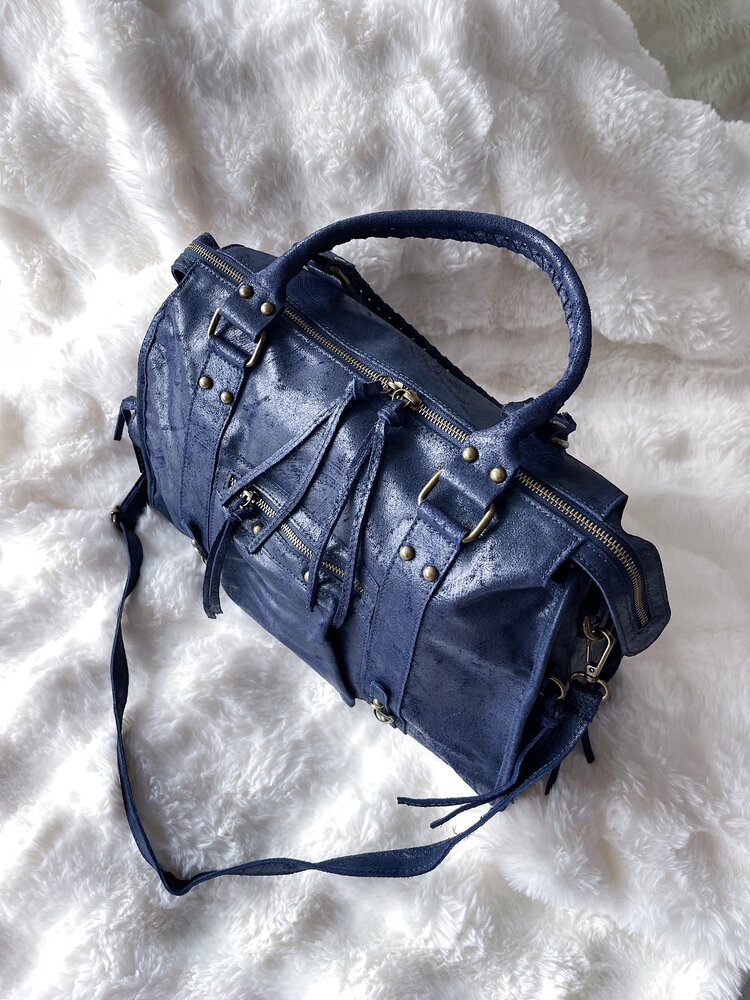 Blaire City Studs Bag / Navy Blue