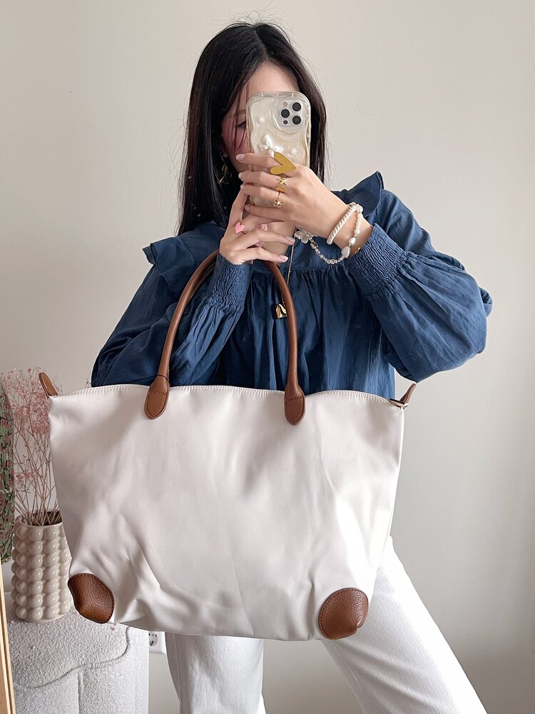 Raine Shoulder Bag / Light Beige