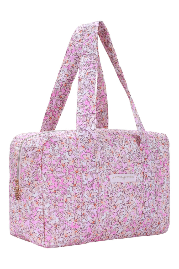 Acacia Flower Travel Bag / Lemonade Pink
