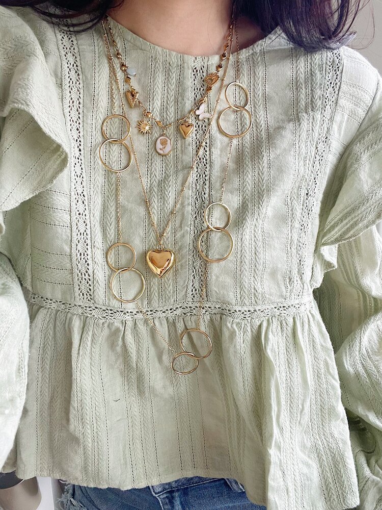 Gold 7 Mixed Charms Necklace / Type C11