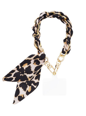Leopard Scarf Phone Cord