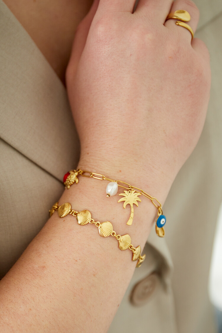 Gold Shells Forever Bracelet