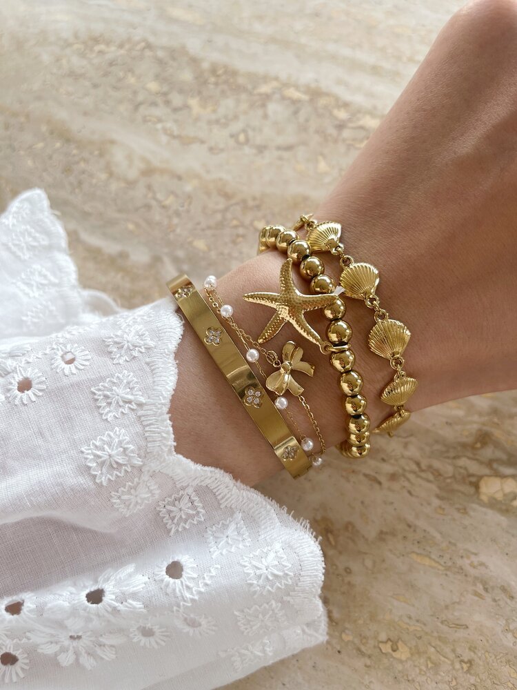 Silver Shells Forever Bracelet