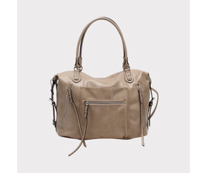 Sofia City Shoulder Bag / Light Taupe - Hello My Love