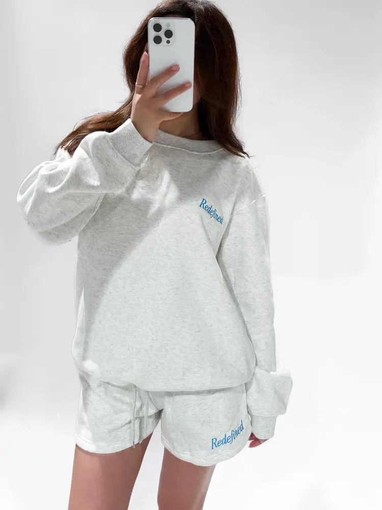 Redefined Oversized Sweater / Light Grey