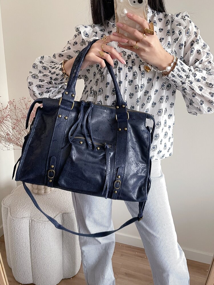 Blaire City Studs Bag / Beige Ecru