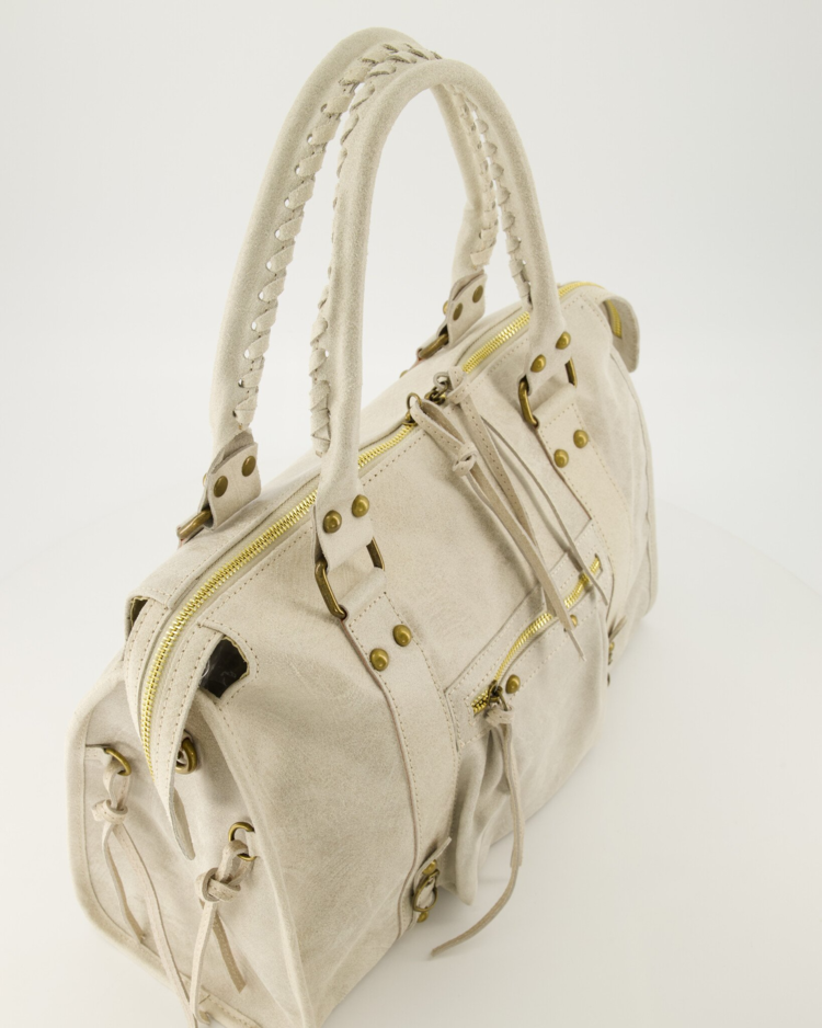 Blaire City Studs Bag / Beige Ecru