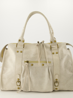 Blaire City Studs Bag / Beige Ecru