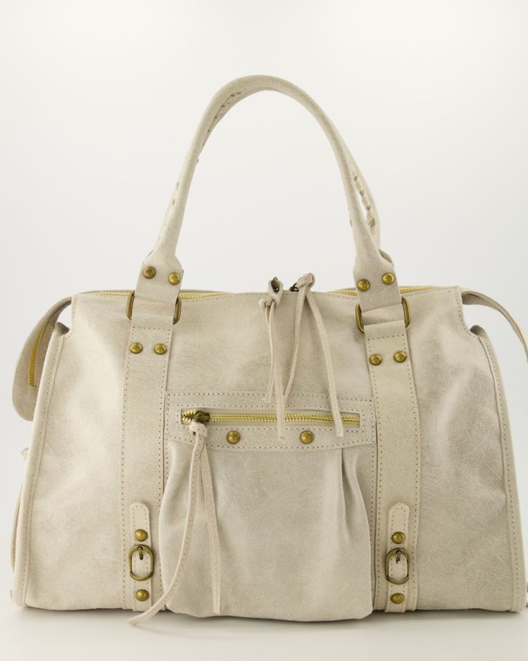 Blaire City Studs Bag / Beige Ecru