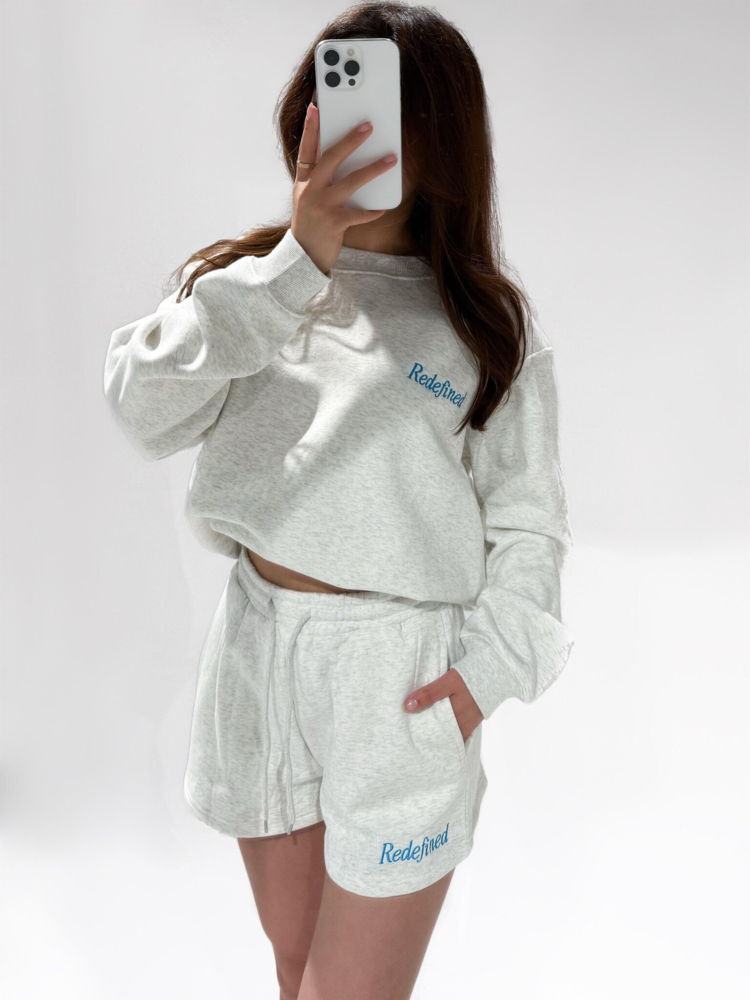 Redefined Jogger Shorts / Light Grey