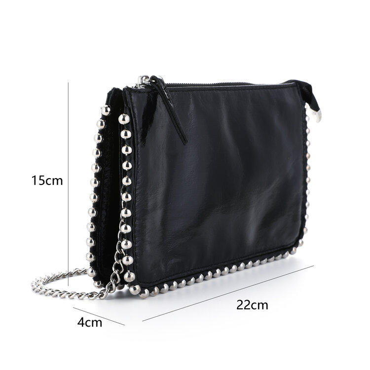 Suzy Crossbody Studs Bag / Leopard