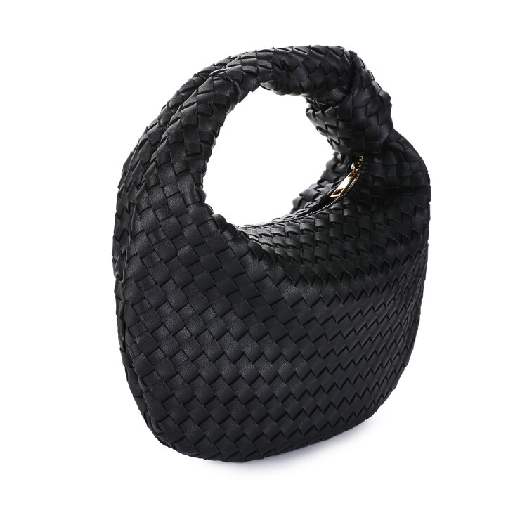 Myrna Braided Knot Bag / Black