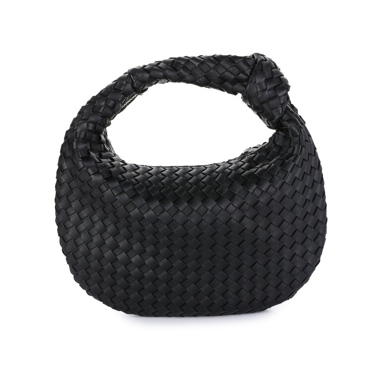 Myrna Braided Knot Bag / Black