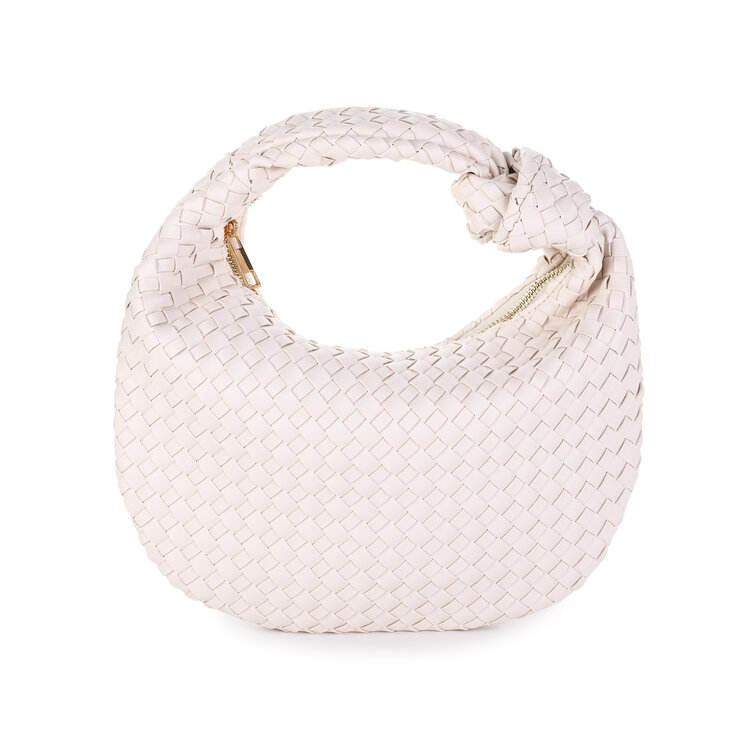 Myrna Braided Knot Bag / Beige