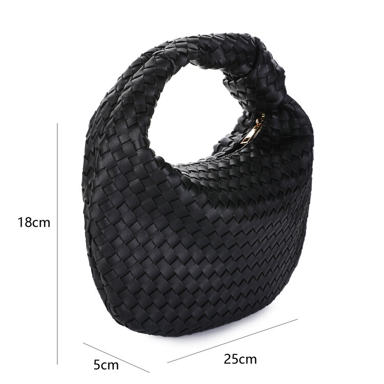 Myrna Braided Knot Bag / White