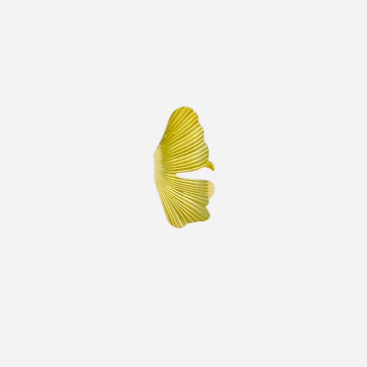 Gold Gingko Leaf Ring