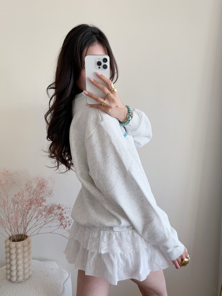 Redefined Oversized Sweater / Light Grey