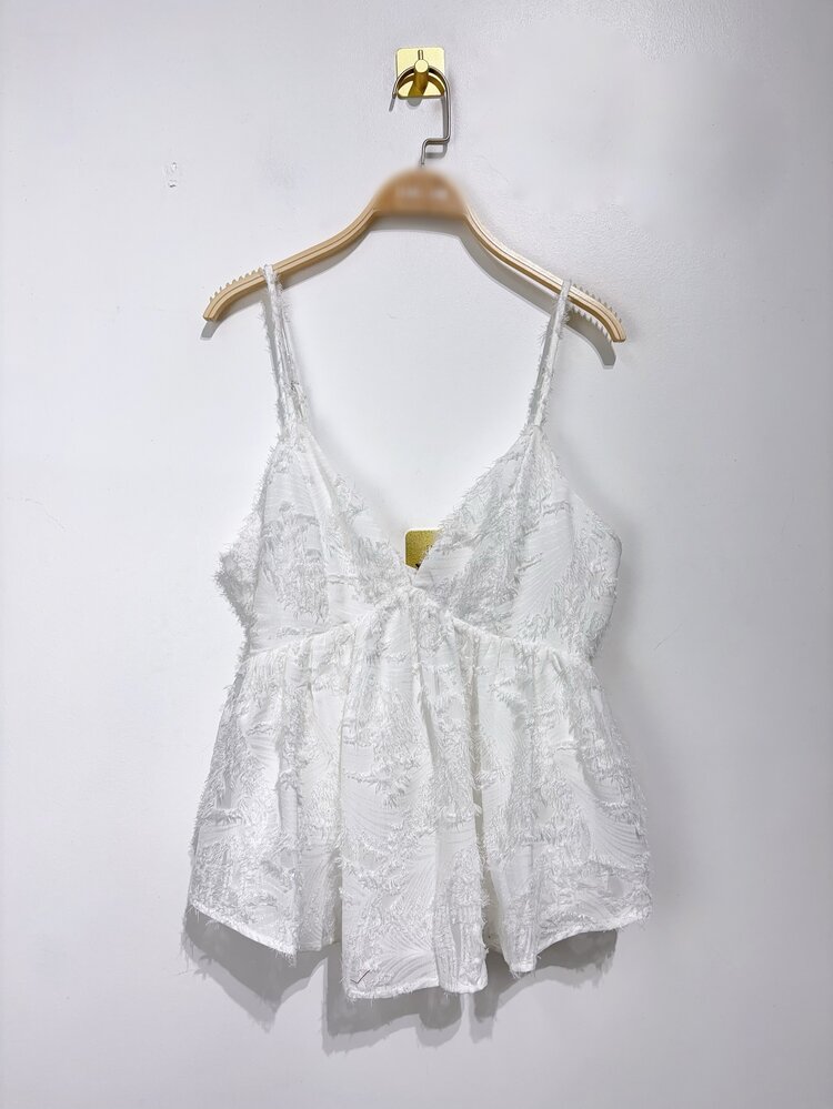 Tamia Cami Top / White