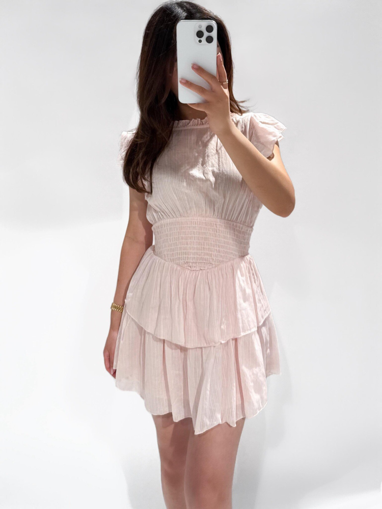Larissa Flowy Dress / Light Pink