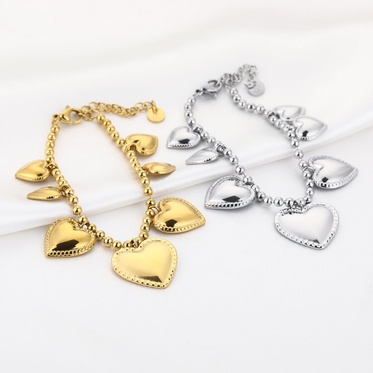 Hearts To Hearts Charms Bracelet