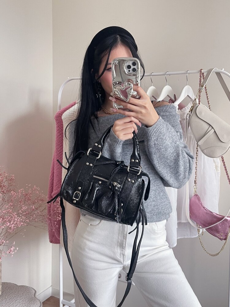 Nora City Studs Bag / Silver