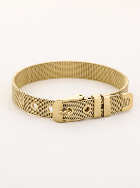 Gold Mesh Belt Bracelet